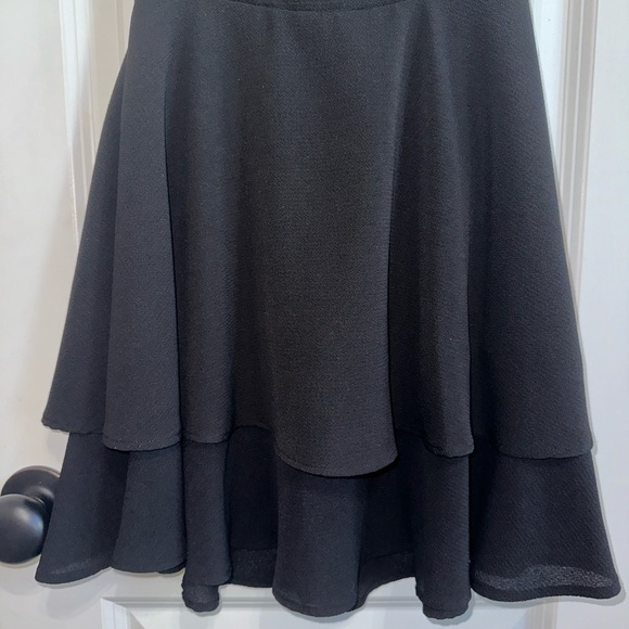 B DARLIN Juniors' Double-Hem A-Line Dress - Picture 9 of 16